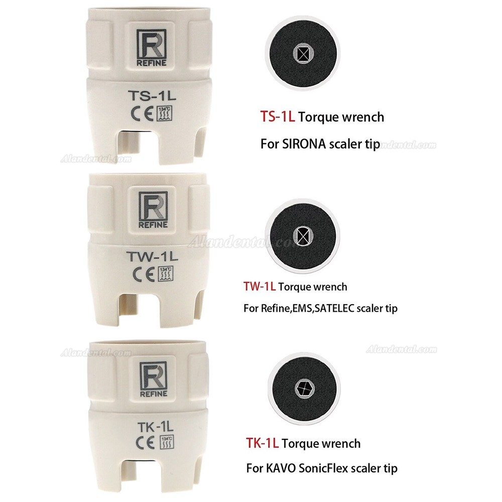 3Pcs Refine TK-1L/ TW-1S/TS-1L Torque Wrench Fit SATELEC EMS KAVO SonicFLEX SIRONA